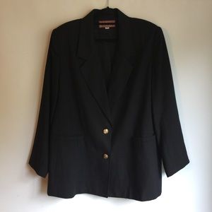 Worthington Black Vintage 2w Blazer 